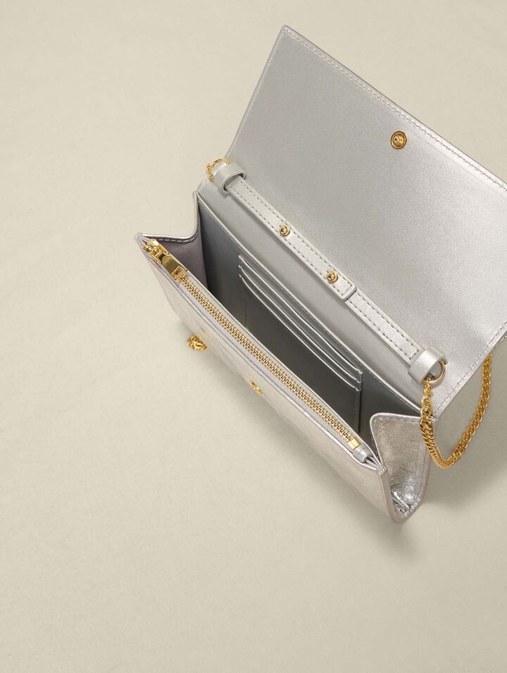 Sac portefeuille métallisé