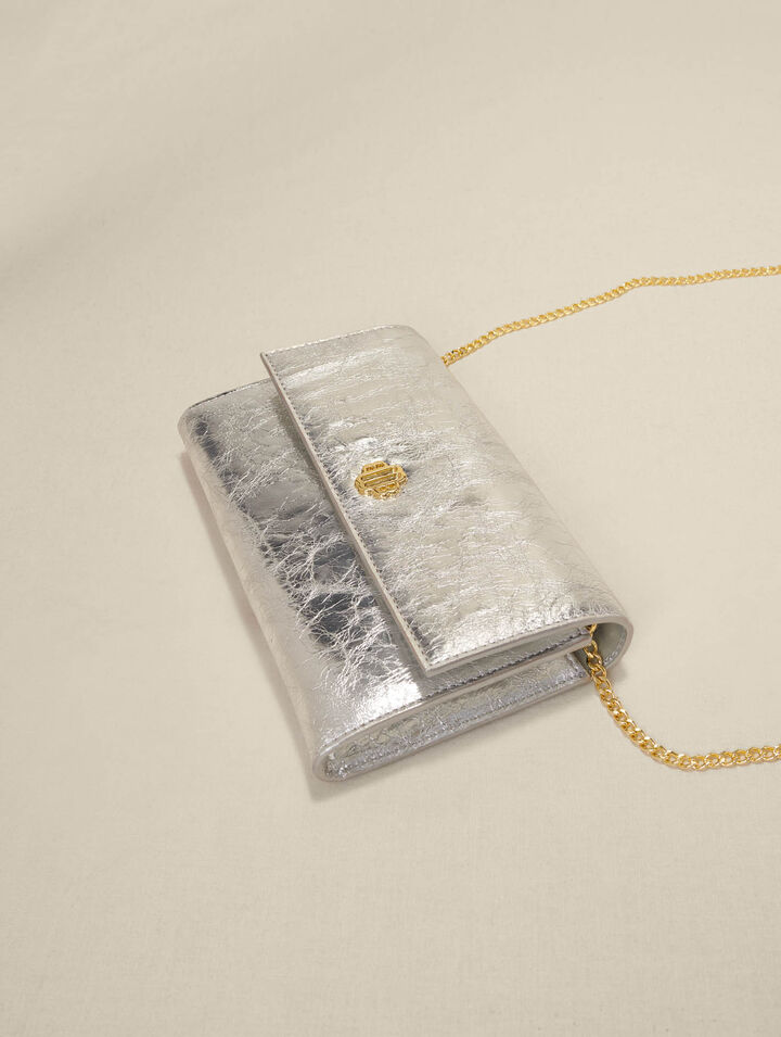 Sac portefeuille métallisé